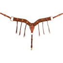 2.75-inch Breastcollar with Rosette Blood Knots