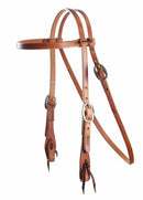 PC LEATHER BROW BAND HEADSTALL