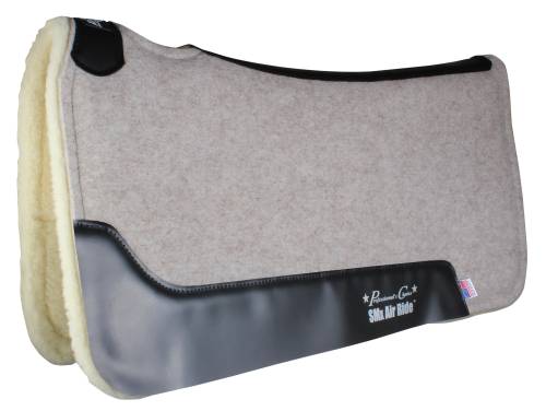 Cowboy Felt Air Ride Saddle Pad - Merino Wool Bottom