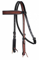 PC LEATHER BROW BAND HEADSTALL