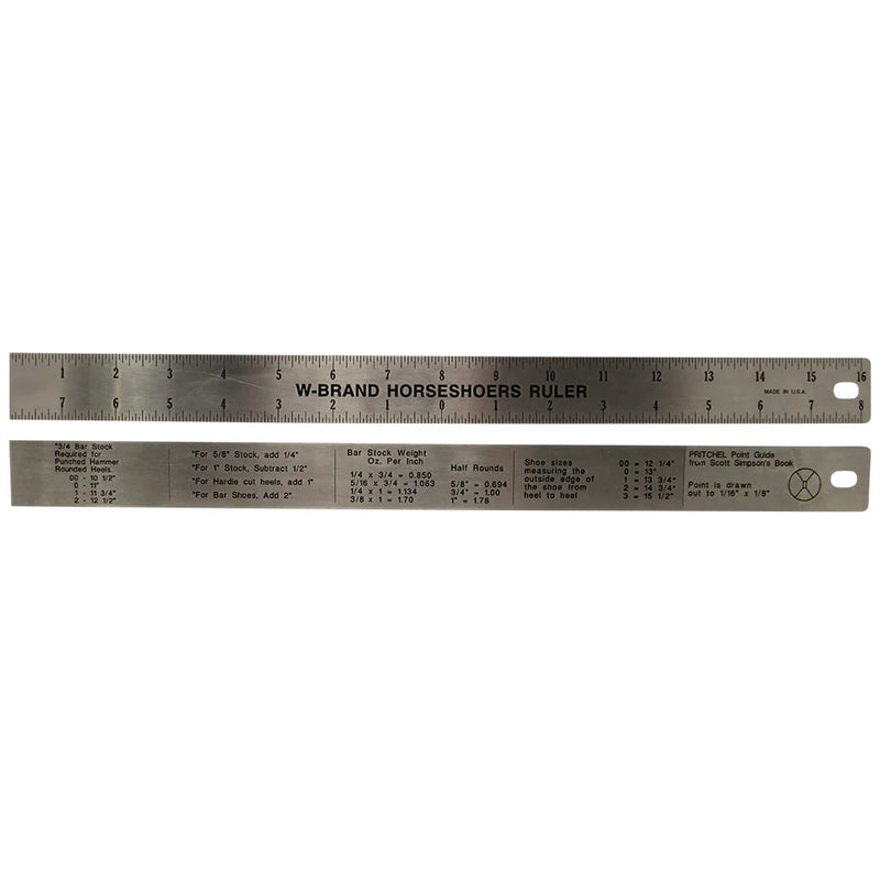 W-Brand Horseshoer's Ruler