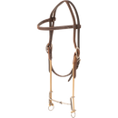 Loomis Browband Headstall and Draw Gag Bit with Smooth Bar