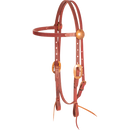 Latigo Browband Headstall Roughout